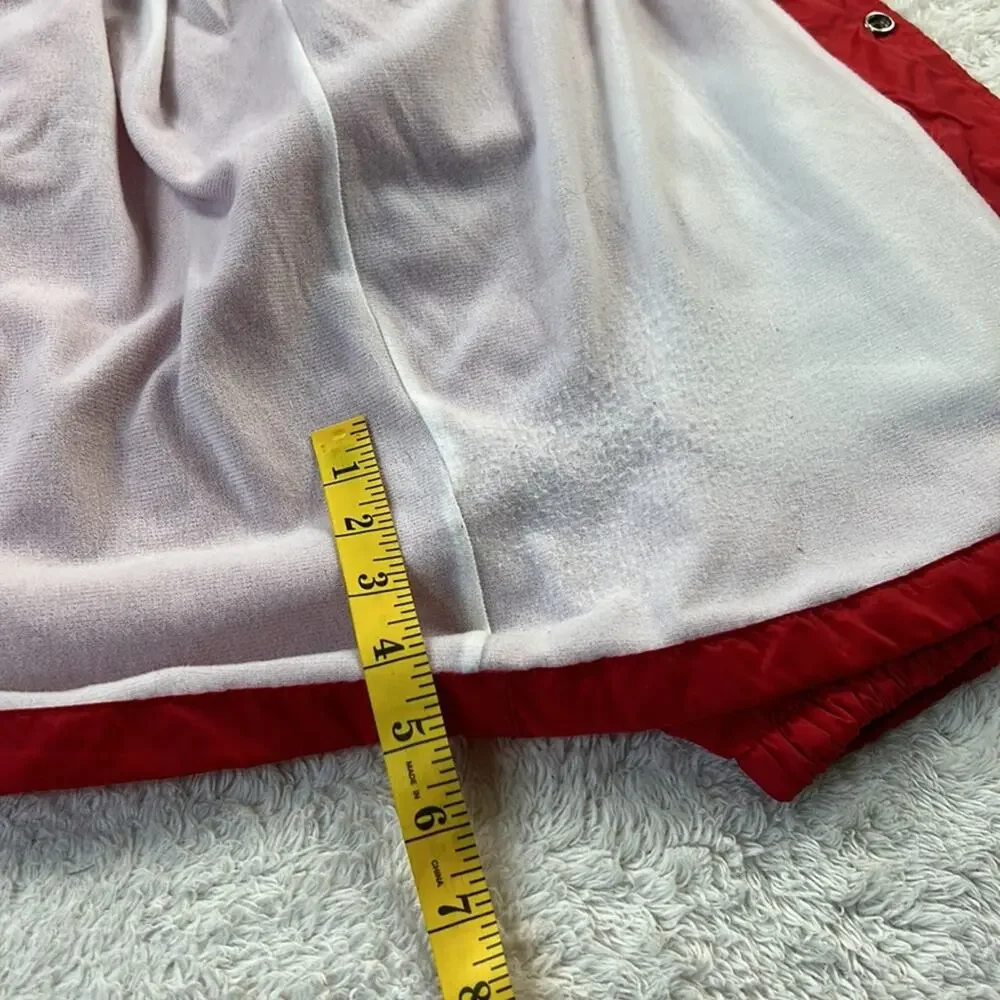 Vintage 80s Polaris Symbol red windbreaker jacket, size L‎